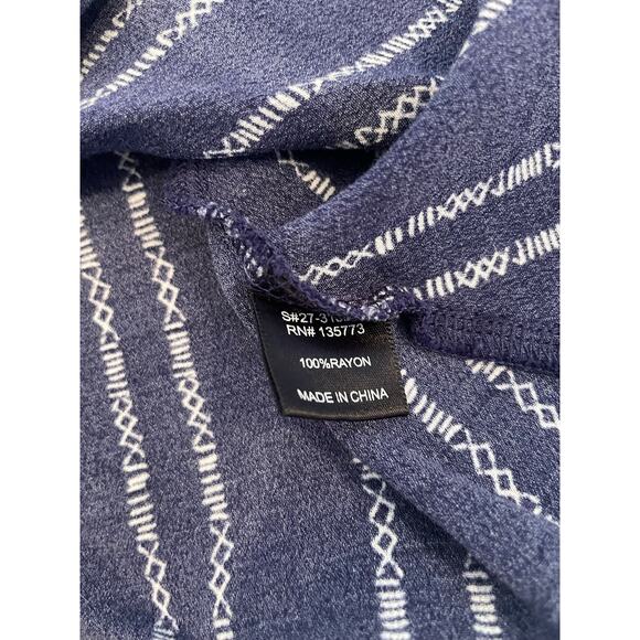 Olivaceous Cropped Swing Tank Top Blue Size S Rayon Adjust Straps - Picture 4 of 4